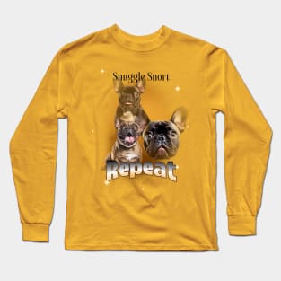 puppy Frenchie Long Sleeve T-Shirt